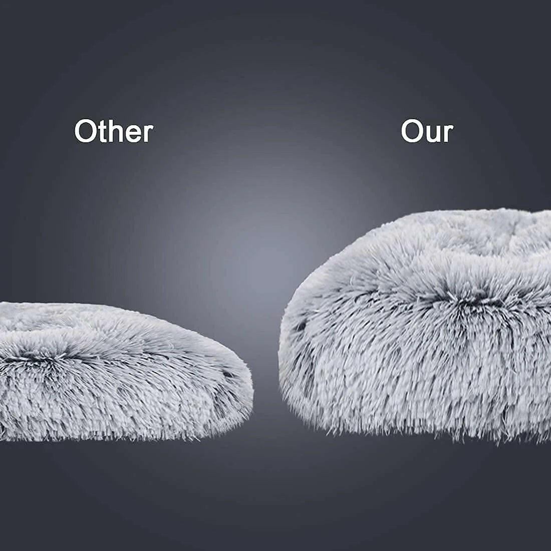 Large Dog Bed Anxiety Washable Cat Dog Mats Anti-Slip Bottom Large 41''X27'' Pet Beds