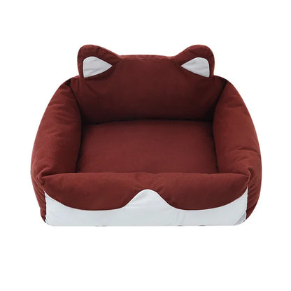 Dogs Bed Cat Cushion Kennel Super Soft Fluffy Comfortable Puppy Couch for Small Medium Dogs for Pet Supplies
