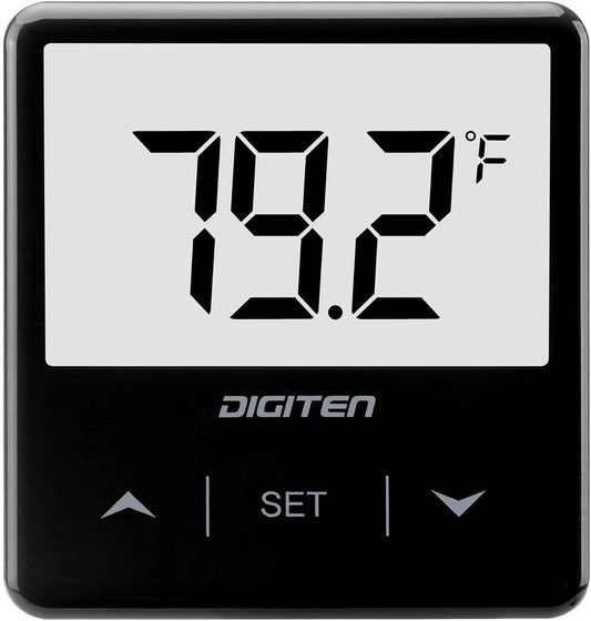 Digital Aquarium Thermometer, Fish Tank Thermometer with Large LCD Display, Stick-On Tank Temp Sensor Ensures Accurate Reading, High/Low-Temperature Alarm Aquarium Thermometer
