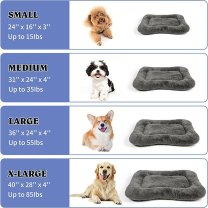 Dog Bed Large Size Dogs, Washable Dog Crate Bed Cushion, Dog Crate Pad Large Dogs 36 INCH