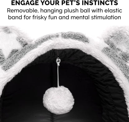 Washable Bed Cave for Indoor Cats & Small Dogs