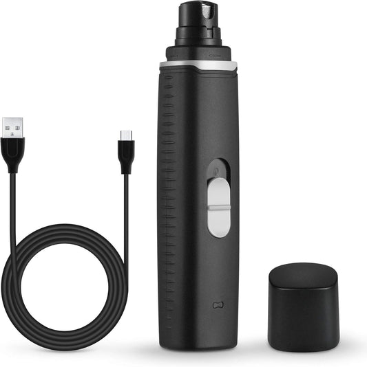 Upgrade Your Pet Grooming Routine with Our Professional 2-Speed Electric Dog Nail Grinder - Safe, Quiet, and Rechargeable for All Dog and Cat Sizes!