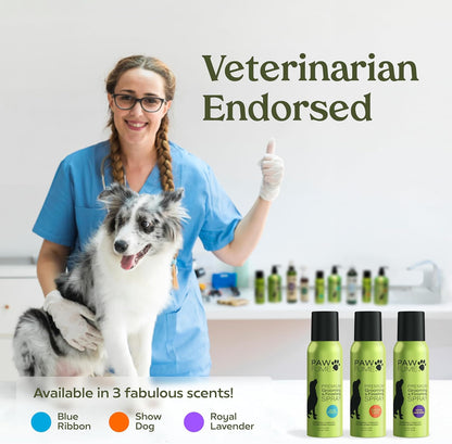 Revitalize Your Pup with PAWFUME Royal Lavender Dog Grooming Spray – Hypoallergenic, Alcohol-Free, and Long-Lasting Freshness for a Luxurious Coat