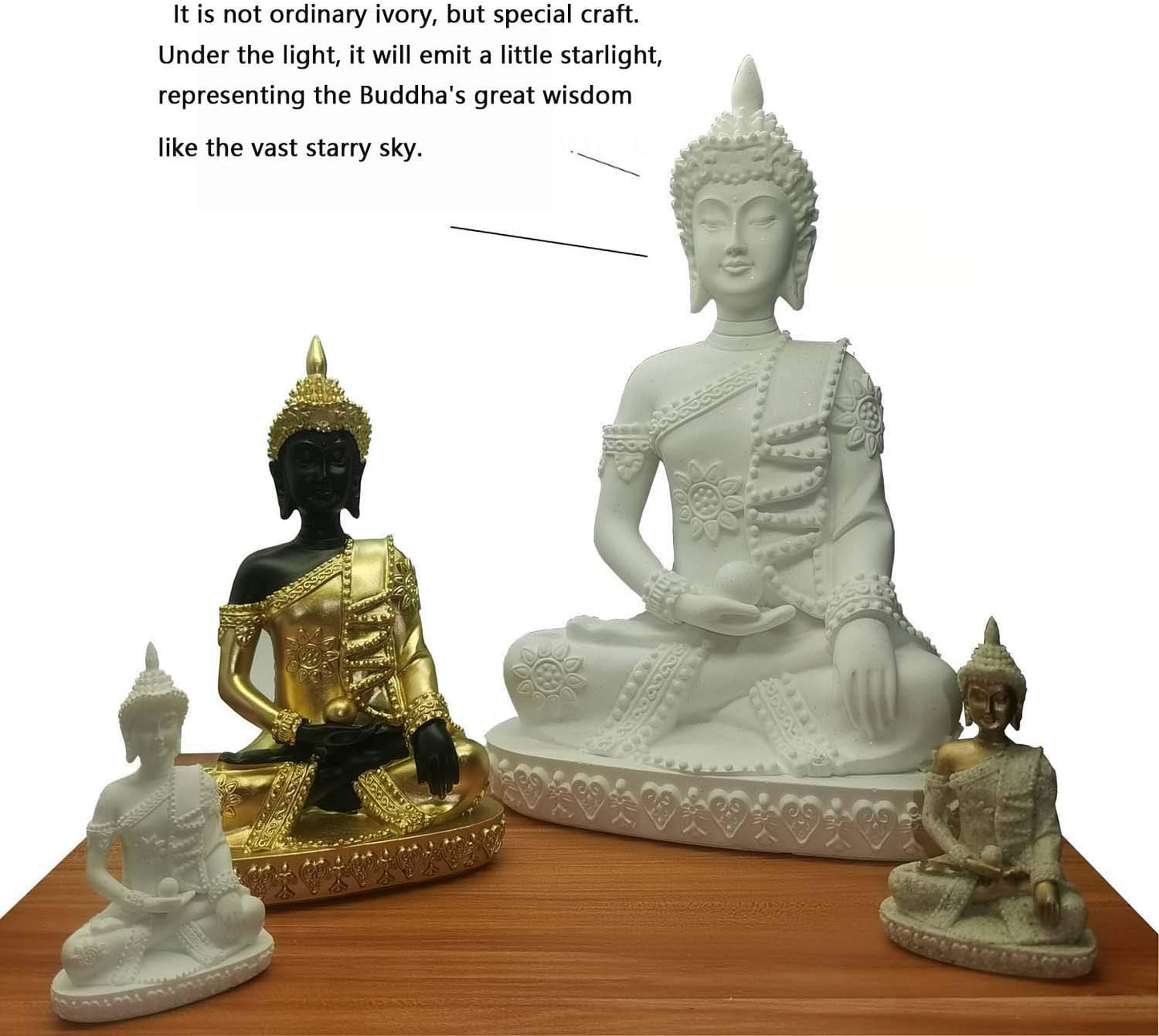 Aquarium Decoration Minimalist Sandstone Buddha Fish Tank Decor Bring Home a Ray of Sunshine