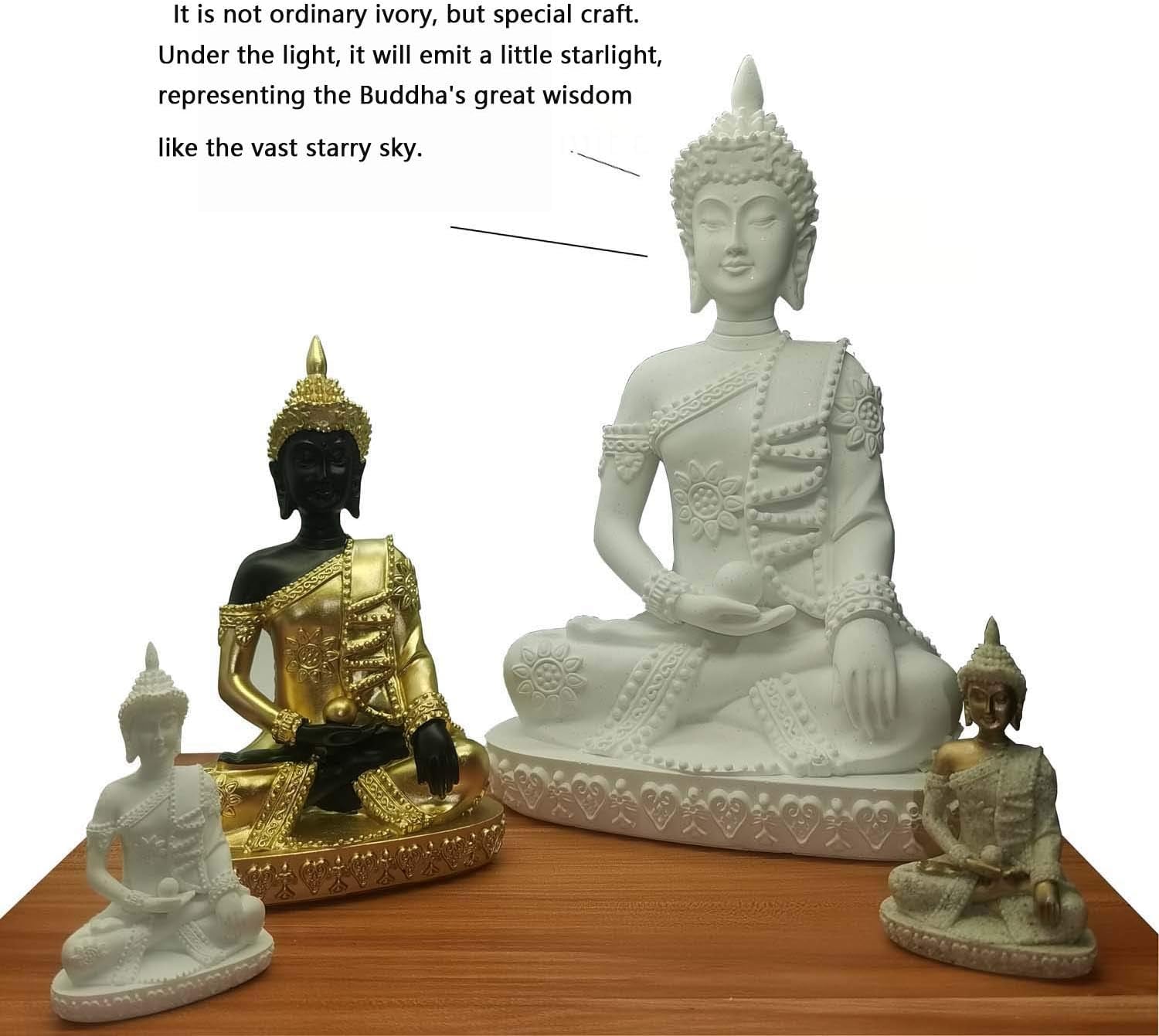 Aquarium Decoration Minimalist Sandstone Buddha Fish Tank Decor Bring Home a Ray of Sunshine