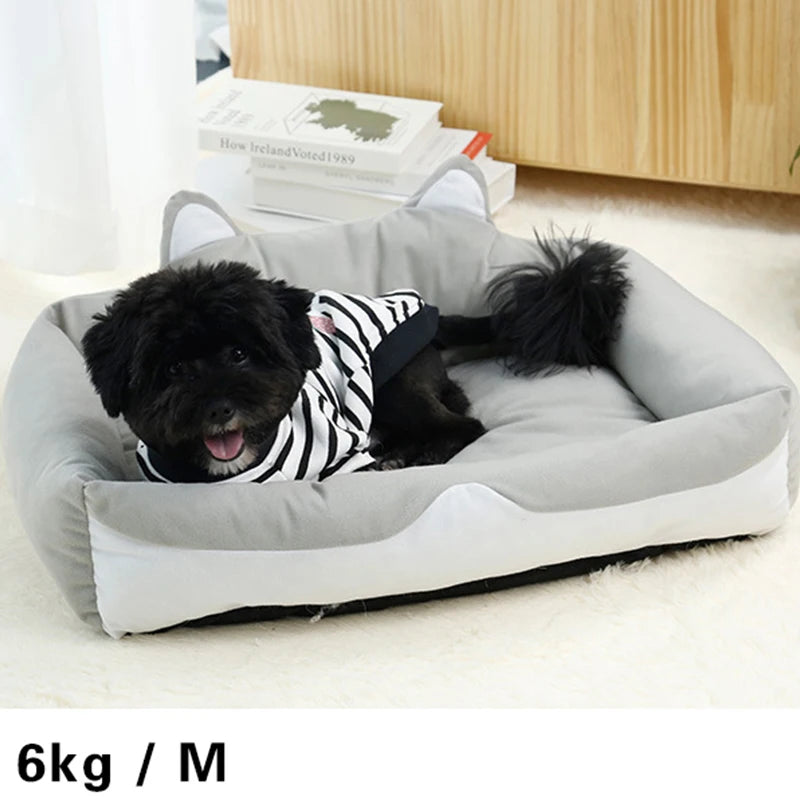Dogs Bed Cat Cushion Kennel Super Soft Fluffy Comfortable Puppy Couch for Small Medium Dogs for Pet Supplies