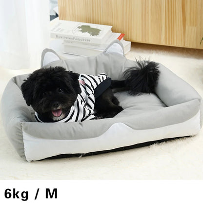 Dogs Bed Cat Cushion Kennel Super Soft Fluffy Comfortable Puppy Couch for Small Medium Dogs for Pet Supplies