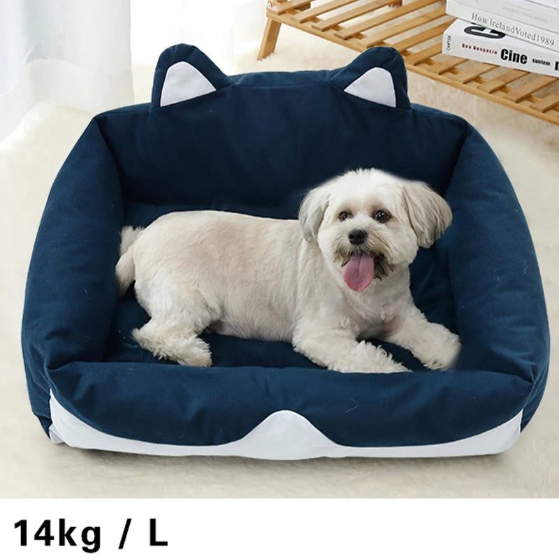 Dogs Bed Cat Cushion Kennel Super Soft Fluffy Comfortable Puppy Couch for Small Medium Dogs for Pet Supplies