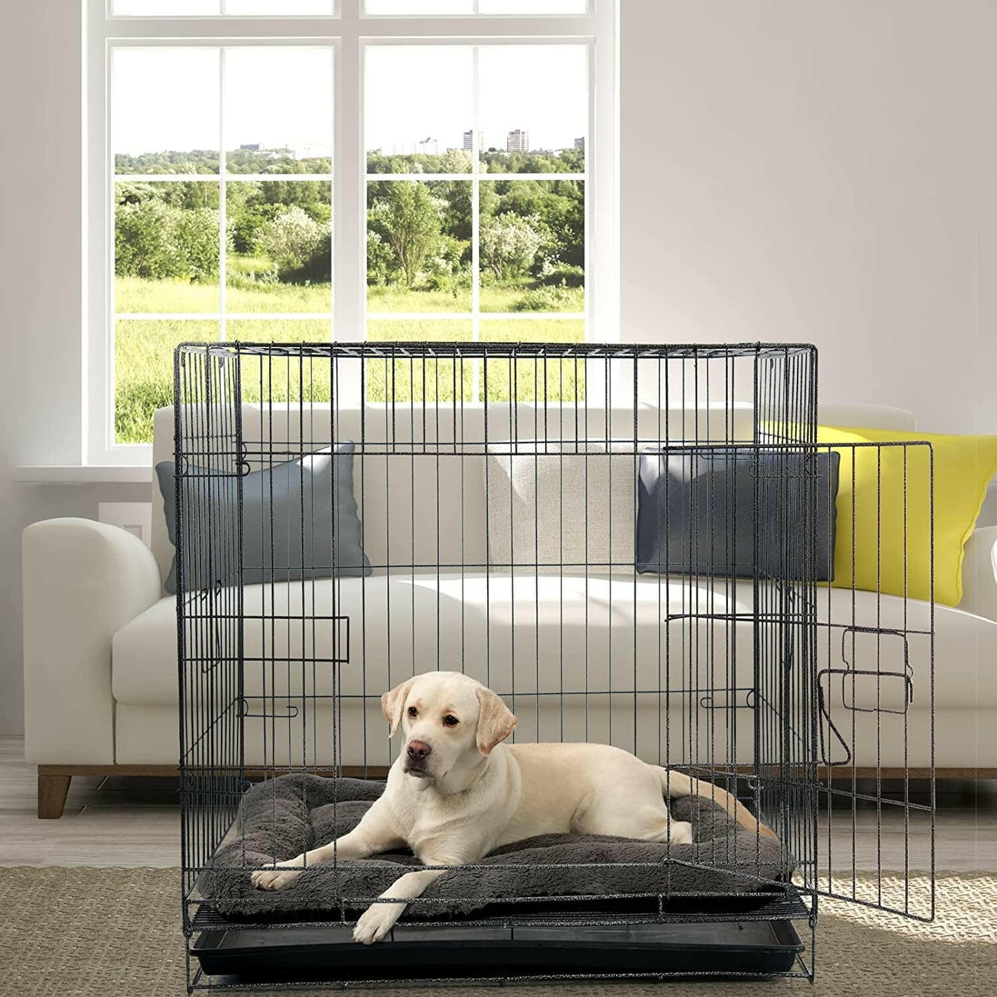 Dog Bed Large Size Dogs, Washable Dog Crate Bed Cushion, Dog Crate Pad Large Dogs 36 INCH