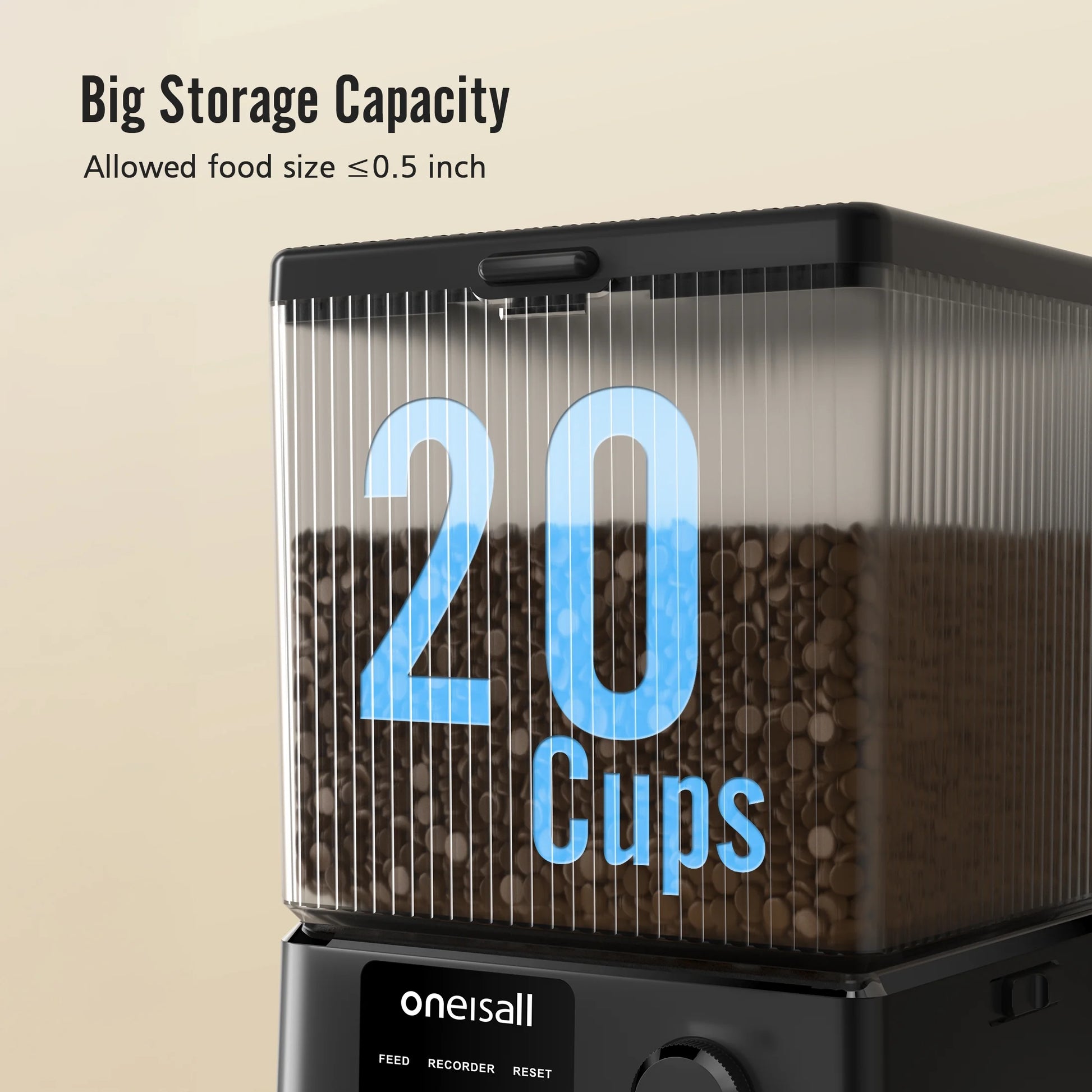 Revolutionize Your Pet's Feeding Routine with the 5L Automatic Cat Feeder - Smart Wi-Fi Control & Dual Bowls for Cats and Small Dogs