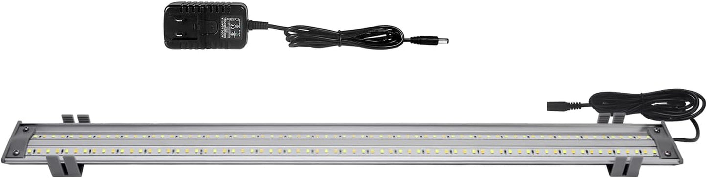 Illuminate Your Bird's World with the Happybird Full Spectrum LED Light - Safe, Easy-to-Install, and Perfect for Soft Bill Birds - 24" Long