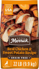  Wholesome and Natural Kibble with Real Chicken and Sweet Potato 