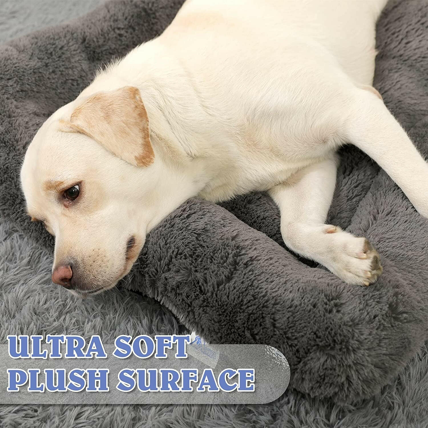 Dog Bed Large Size Dogs, Washable Dog Crate Bed Cushion, Dog Crate Pad Large Dogs 36 INCH