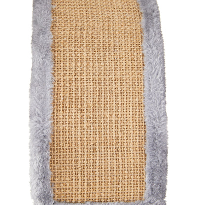 Upgrade your kitty's playtime with our 17" Deluxe Jute Cat Scratching Post & Arch Grooming Massager in stylish gray! 🐾✨ Perfect for happy paws and a healthy coat! 