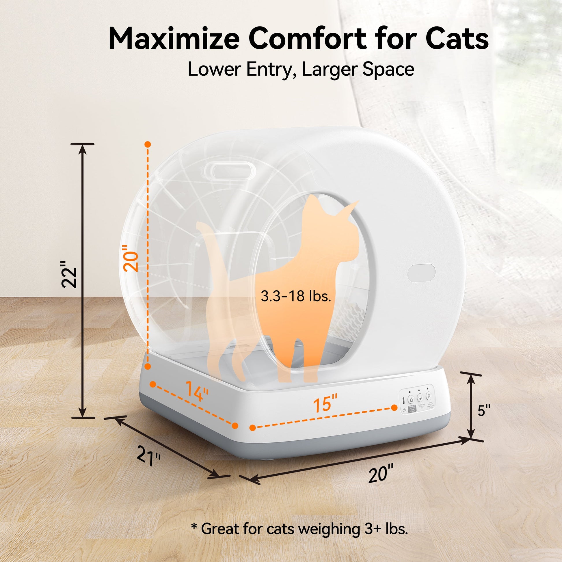 Smart Automatic Self-Cleaning Cat Litter Box