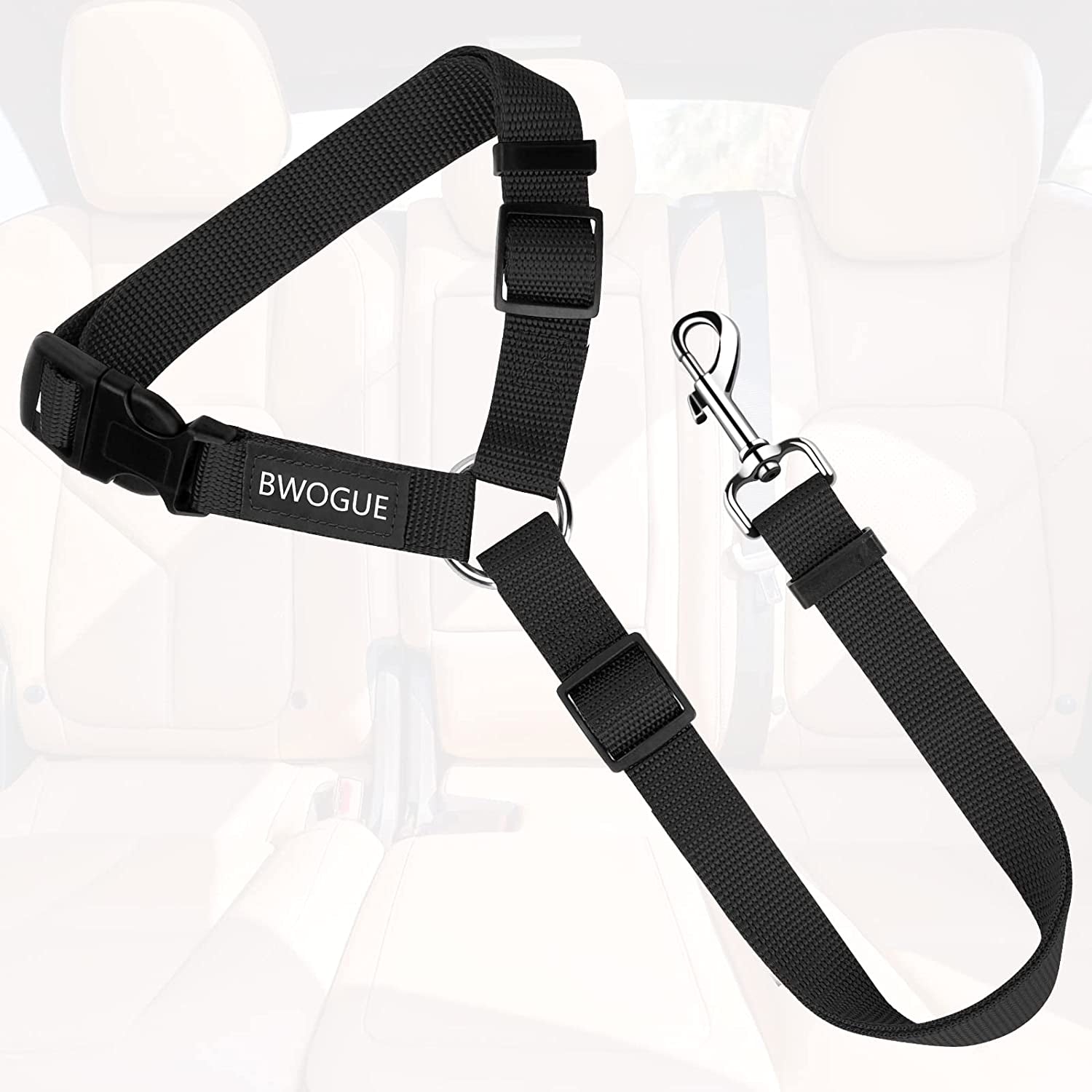 Adjustable Pet Dog and Cat Seat Belt - Safe and Comfortable Vehicle Harness for All Breeds