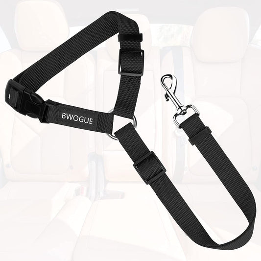 Adjustable Pet Dog and Cat Seat Belt - Safe and Comfortable Vehicle Harness for All Breeds