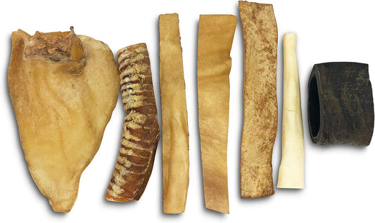 Deliciously Healthy Dog Chews - Water Buffalo Prime Select 7 Pack for Happy, Healthy Puppies