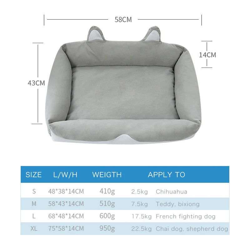 Dogs Bed Cat Cushion Kennel Super Soft Fluffy Comfortable Puppy Couch for Small Medium Dogs for Pet Supplies