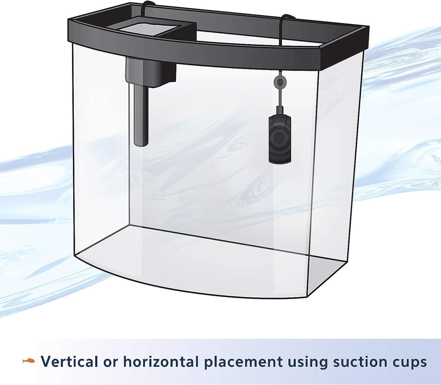 Aqueon Mini Flat Heater for Small Aquariums, 7.5 Watts