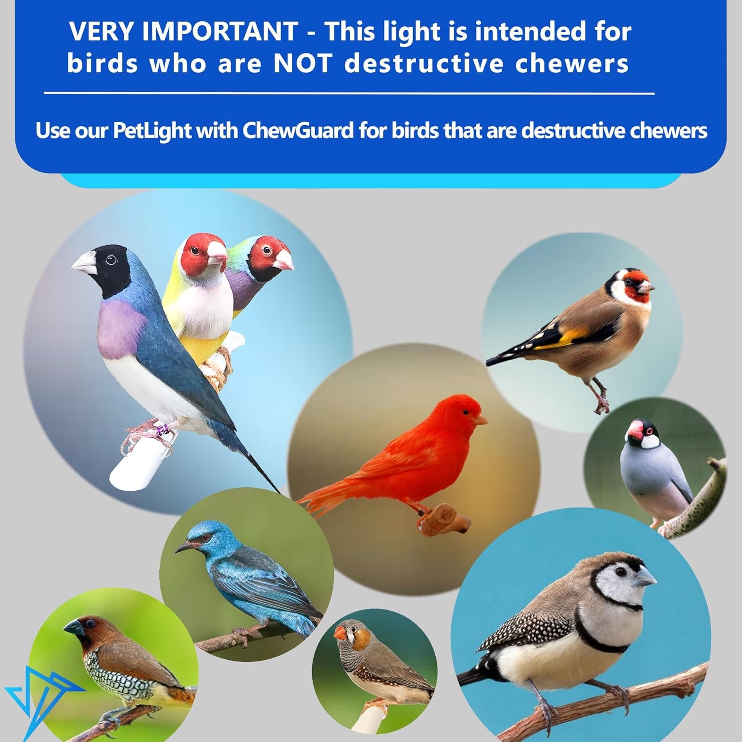 Illuminate Your Bird's World with the Happybird Full Spectrum LED Light - Safe, Easy-to-Install, and Perfect for Soft Bill Birds - 24" Long