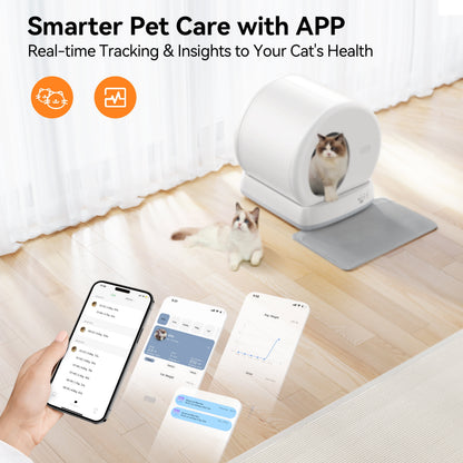 Smart Automatic Self-Cleaning Cat Litter Box