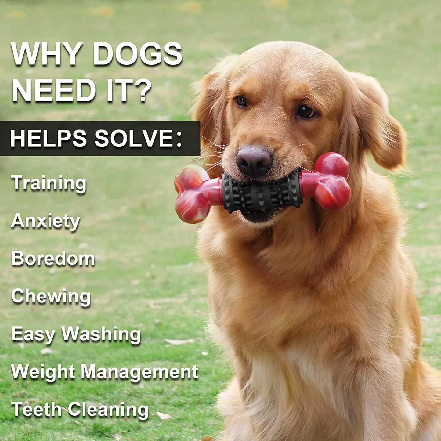 Dog Toys for Aggressive Chewers Bone