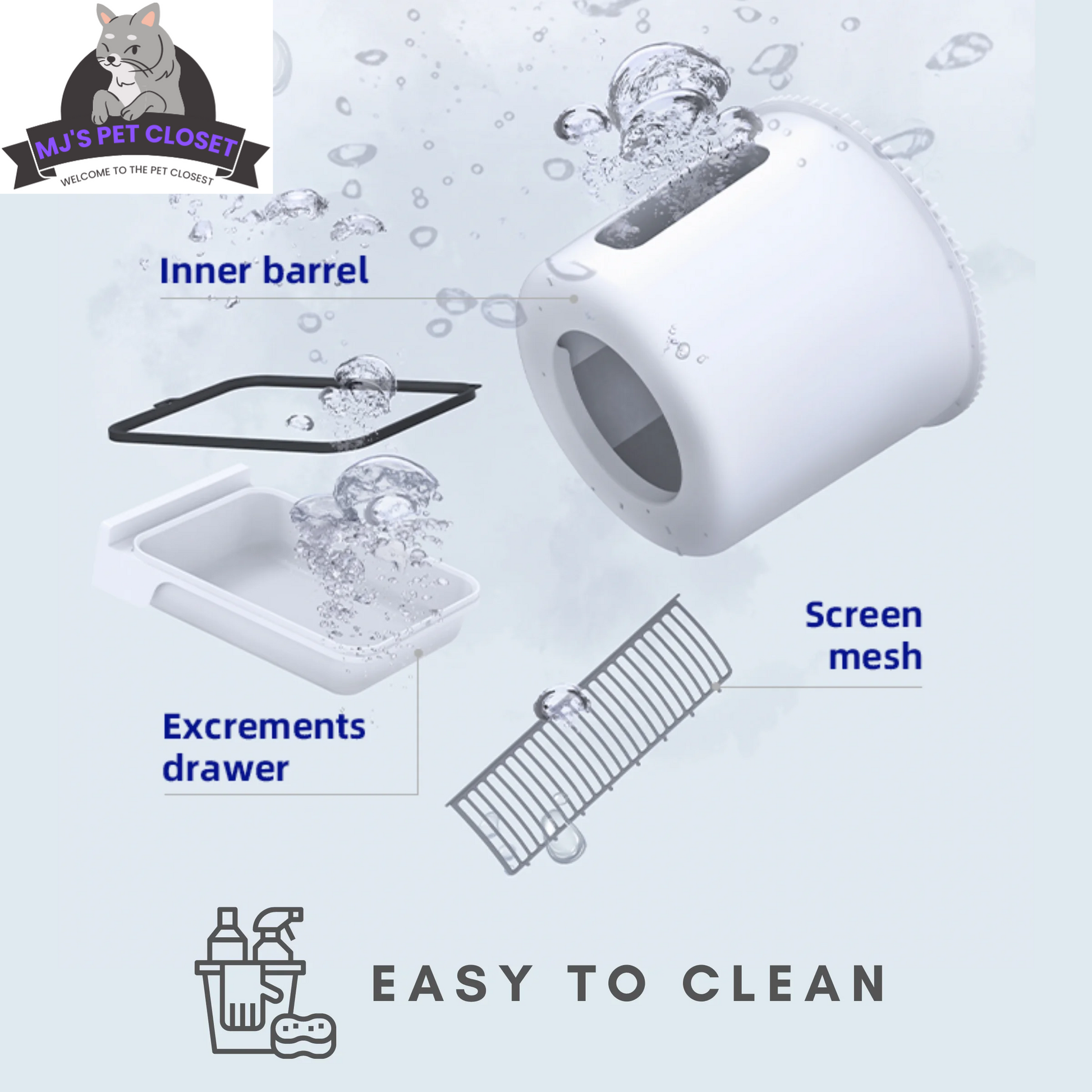Say goodbye to scooping! 🐾 Meet the Purrclean Self-Cleaning Cat Litter Box – now with app control and 5Ghz & 2.4Ghz Wifi support! 🐱✨