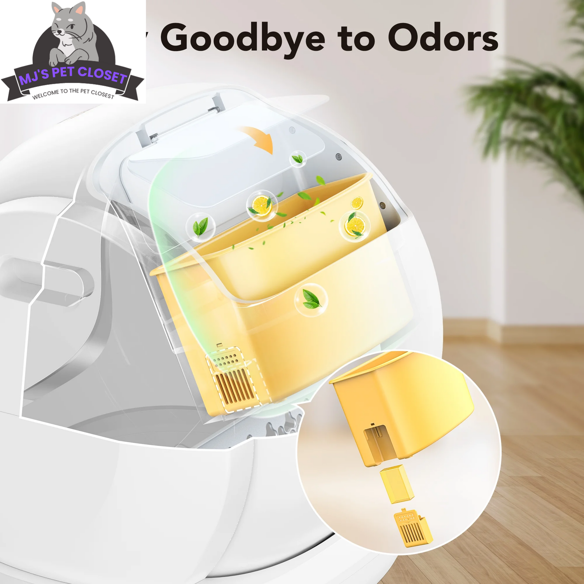 Say goodbye to messy litter boxes! Meet the Smart Self-Cleaning Cat Litter Box with APP Control and Safety Features! 🐾✨ #CatLovers #SmartHome