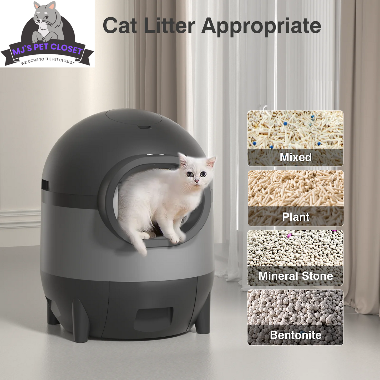 Say goodbye to scooping! 🐾✨ Meet the ultimate Self-Cleaning Cat Litter Box with WiFi & app control! Perfect for multiple cats and designed for easy living! 🐱💖 