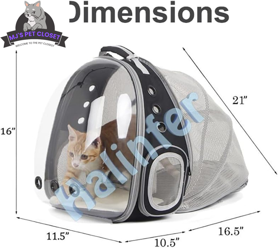 🚀✨ Cat Bubble Backpack with Fan - Perfect for Your Furry Astronaut! 🐾🐱 Fits Cats & Small Puppies up to 12 lbs! 🌌💖